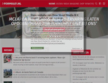 Tablet Screenshot of formule1.nl