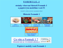 Tablet Screenshot of formule1.org